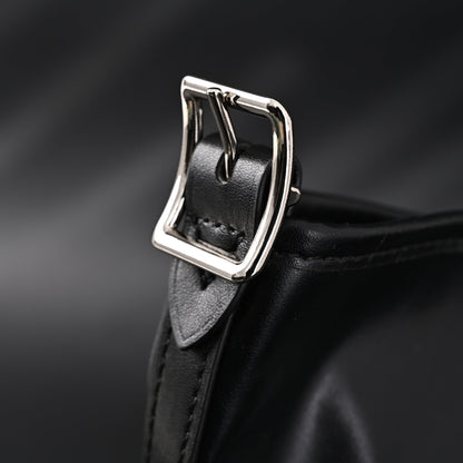 Louis Vuitton Black Mahina Leather Hobo Shoulder Bag